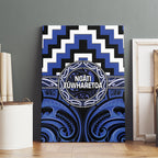 Aotearoa Ngati Tuwharetoa Canvas Wall Art Maori Iwi Poutama Puhoro Tattoo