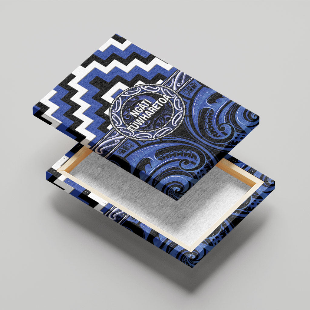 Aotearoa Ngati Tuwharetoa Canvas Wall Art Maori Iwi Poutama Puhoro Tattoo