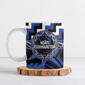 Aotearoa Ngati Tuwharetoa Personalised Ceramic Mug Maori Iwi Poutama Puhoro Tattoo