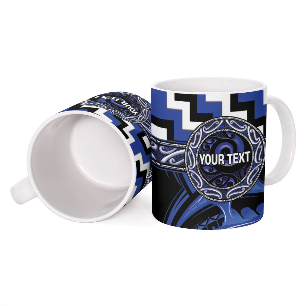 Aotearoa Ngati Tuwharetoa Personalised Ceramic Mug Maori Iwi Poutama Puhoro Tattoo