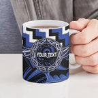 Aotearoa Ngati Tuwharetoa Personalised Ceramic Mug Maori Iwi Poutama Puhoro Tattoo