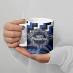 Aotearoa Ngati Tuwharetoa Personalised Ceramic Mug Maori Iwi Poutama Puhoro Tattoo