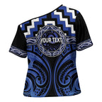 Aotearoa Ngati Tuwharetoa Personalised Cross Shoulder Shirt Maori Iwi Poutama Puhoro Tattoo