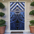 Aotearoa Ngati Tuwharetoa Personalised Door Cover Maori Iwi Poutama Puhoro Tattoo