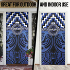 Aotearoa Ngati Tuwharetoa Personalised Door Cover Maori Iwi Poutama Puhoro Tattoo