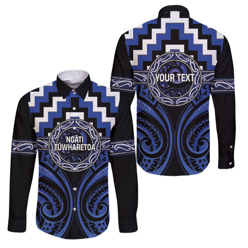 Aotearoa Ngati Tuwharetoa Personalised Family Matching Summer Maxi Dress and Hawaiian Shirt Maori Iwi Poutama Puhoro Tattoo