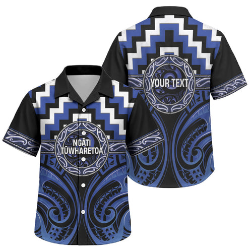 Aotearoa Ngati Tuwharetoa Personalised Family Matching Summer Maxi Dress and Hawaiian Shirt Maori Iwi Poutama Puhoro Tattoo