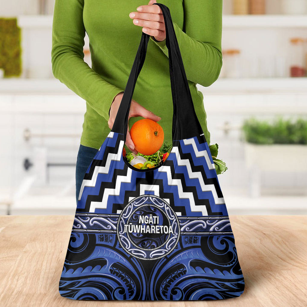 Aotearoa Ngati Tuwharetoa Grocery Bag Maori Iwi Poutama Puhoro Tattoo