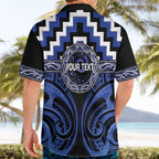 Aotearoa Ngati Tuwharetoa Personalised Hawaiian Shirt Maori Iwi Poutama Puhoro Tattoo