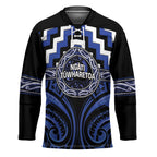 Aotearoa Ngati Tuwharetoa Personalised Hockey Jersey Maori Iwi Poutama Puhoro Tattoo