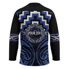 Aotearoa Ngati Tuwharetoa Personalised Hockey Jersey Maori Iwi Poutama Puhoro Tattoo