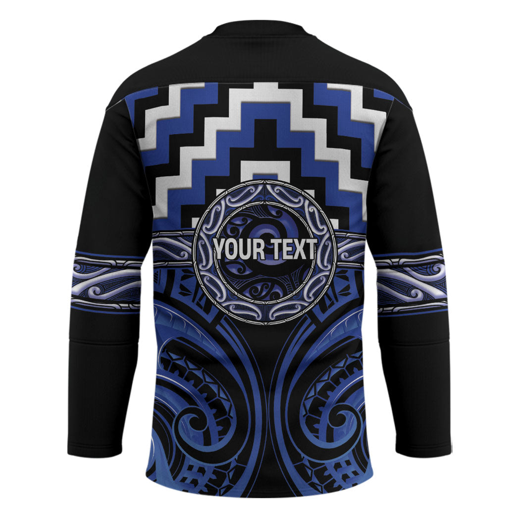 Aotearoa Ngati Tuwharetoa Personalised Hockey Jersey Maori Iwi Poutama Puhoro Tattoo