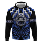 Aotearoa Ngati Tuwharetoa Personalised Hoodie Maori Iwi Poutama Puhoro Tattoo