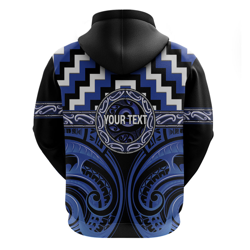 Aotearoa Ngati Tuwharetoa Personalised Hoodie Maori Iwi Poutama Puhoro Tattoo