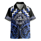 Aotearoa Ngati Tuwharetoa Personalised Kid Hawaiian Shirt Maori Iwi Poutama Puhoro Tattoo