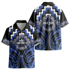 Aotearoa Ngati Tuwharetoa Personalised Kid Hawaiian Shirt Maori Iwi Poutama Puhoro Tattoo