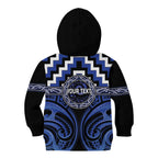 Aotearoa Ngati Tuwharetoa Personalised Kid Hoodie Maori Iwi Poutama Puhoro Tattoo