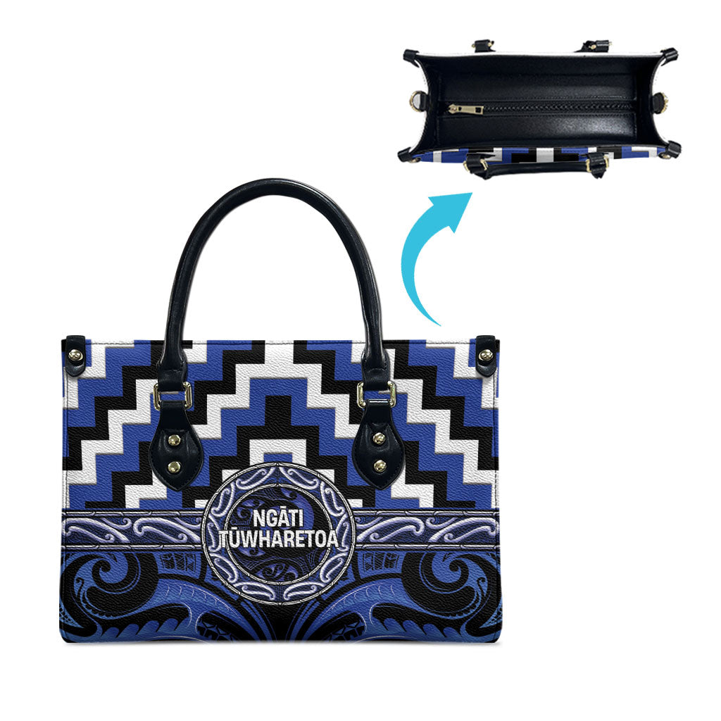 Aotearoa Ngati Tuwharetoa Leather Bag Maori Iwi Poutama Puhoro Tattoo