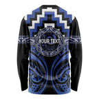 Aotearoa Ngati Tuwharetoa Personalised Long Sleeve Shirt Maori Iwi Poutama Puhoro Tattoo