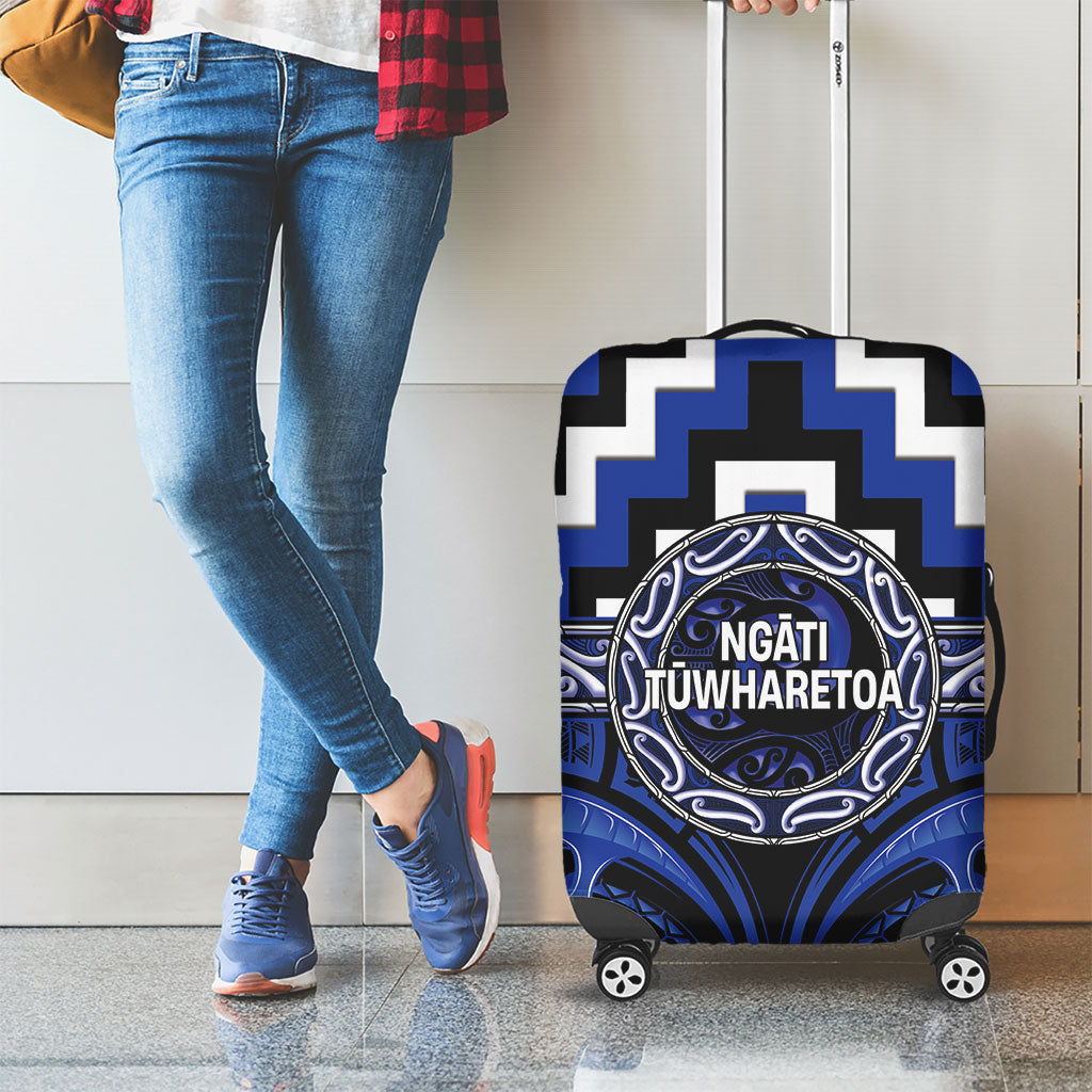 Aotearoa Ngati Tuwharetoa Luggage Cover Maori Iwi Poutama Puhoro Tattoo