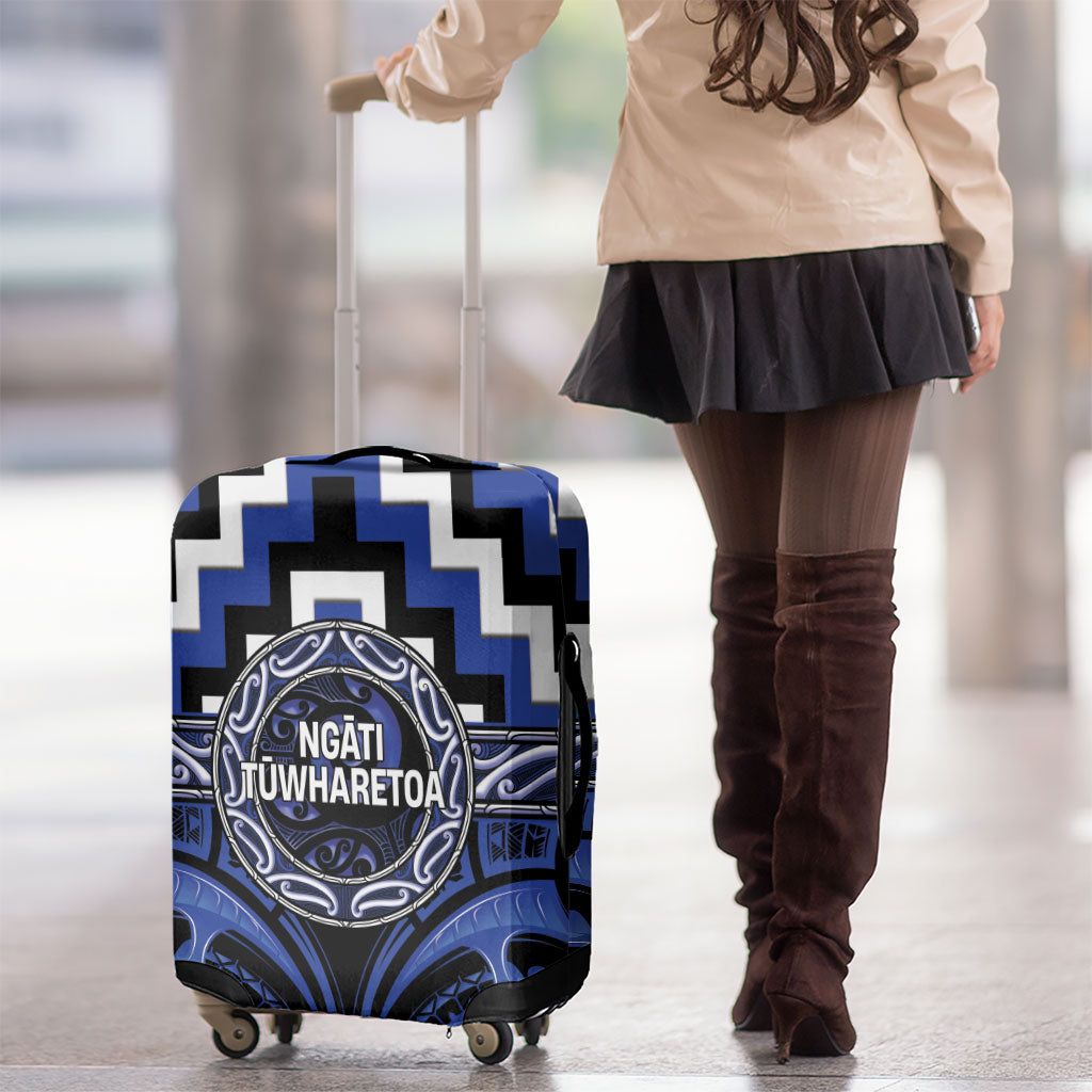 Aotearoa Ngati Tuwharetoa Luggage Cover Maori Iwi Poutama Puhoro Tattoo