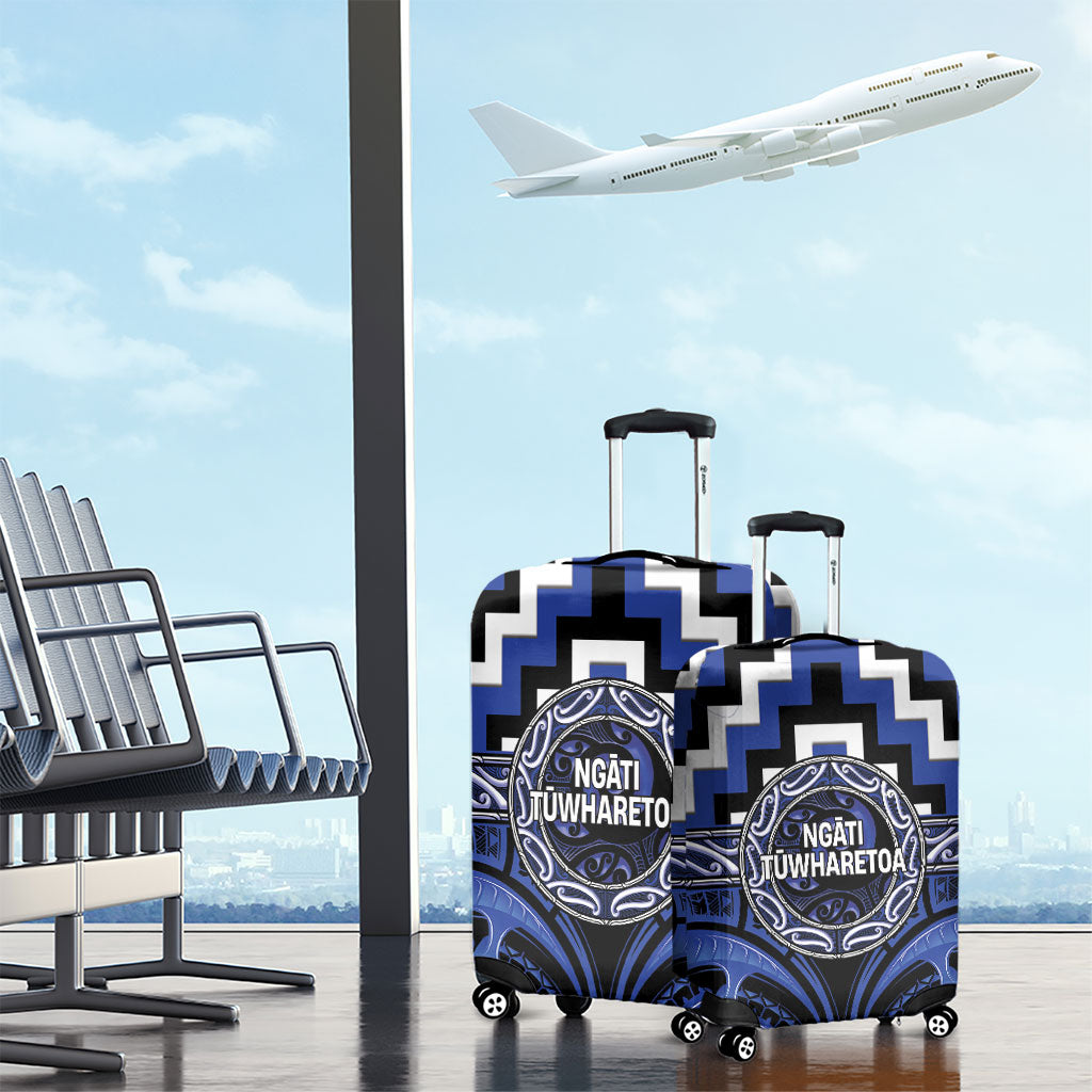 Aotearoa Ngati Tuwharetoa Luggage Cover Maori Iwi Poutama Puhoro Tattoo