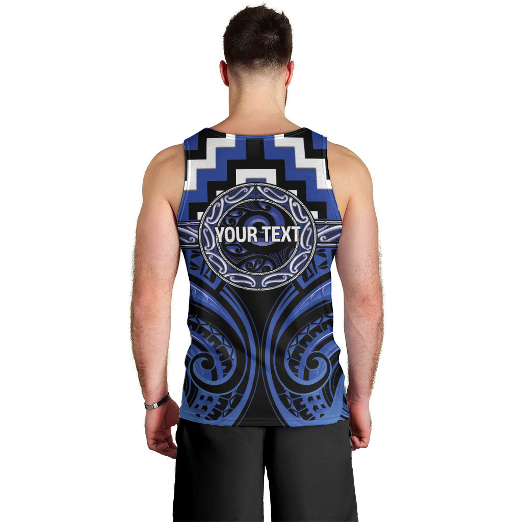 Aotearoa Ngati Tuwharetoa Personalised Men Tank Top Maori Iwi Poutama Puhoro Tattoo