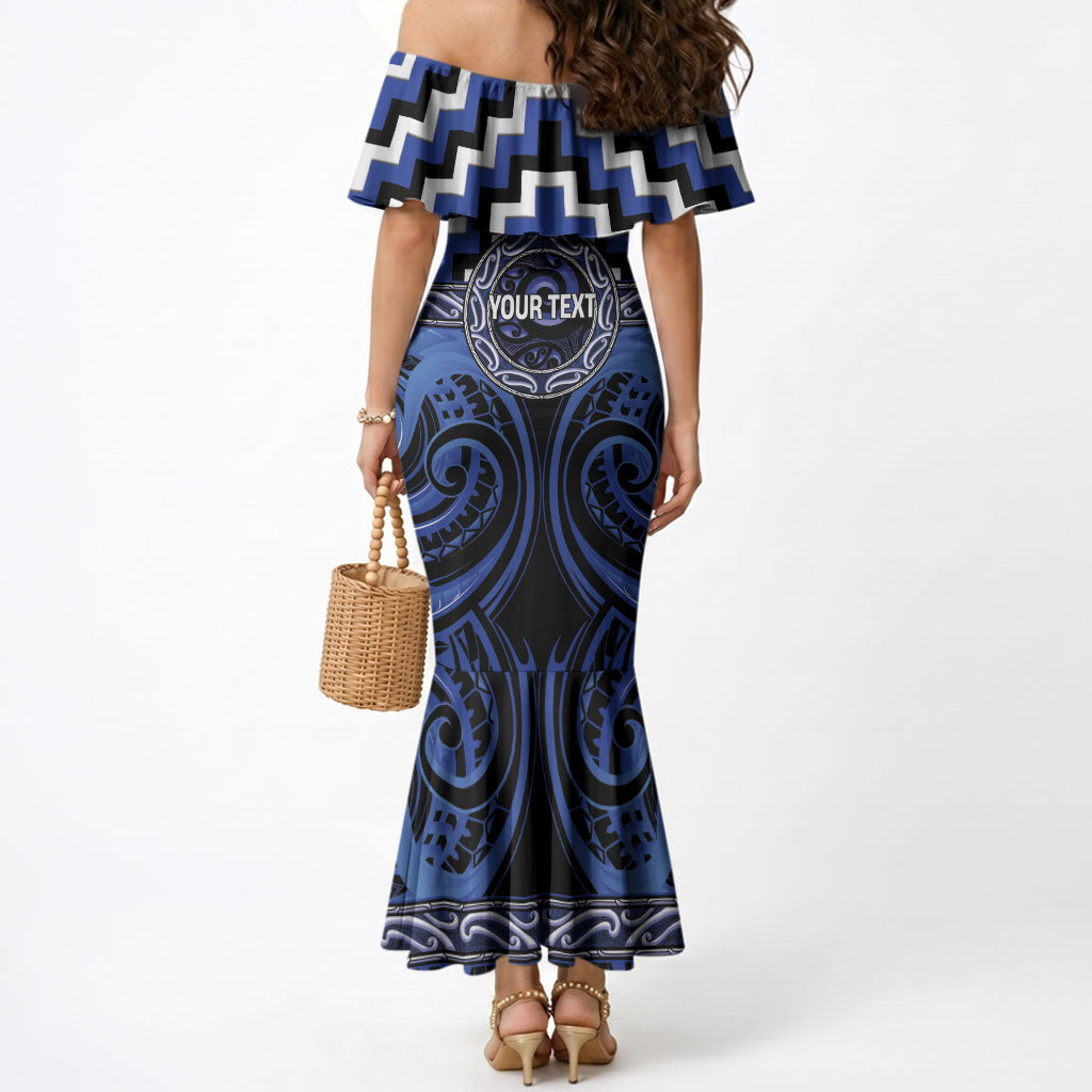 Aotearoa Ngati Tuwharetoa Personalised Mermaid Dress Maori Iwi Poutama Puhoro Tattoo