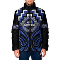 Aotearoa Ngati Tuwharetoa Personalised Padded Jacket Maori Iwi Poutama Puhoro Tattoo
