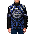 Aotearoa Ngati Tuwharetoa Personalised Padded Jacket Maori Iwi Poutama Puhoro Tattoo