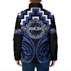 Aotearoa Ngati Tuwharetoa Personalised Padded Jacket Maori Iwi Poutama Puhoro Tattoo