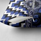 Aotearoa Ngati Tuwharetoa Pillow Cover Maori Iwi Poutama Puhoro Tattoo