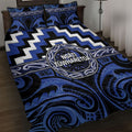 Aotearoa Ngati Tuwharetoa Quilt Bed Set Maori Iwi Poutama Puhoro Tattoo