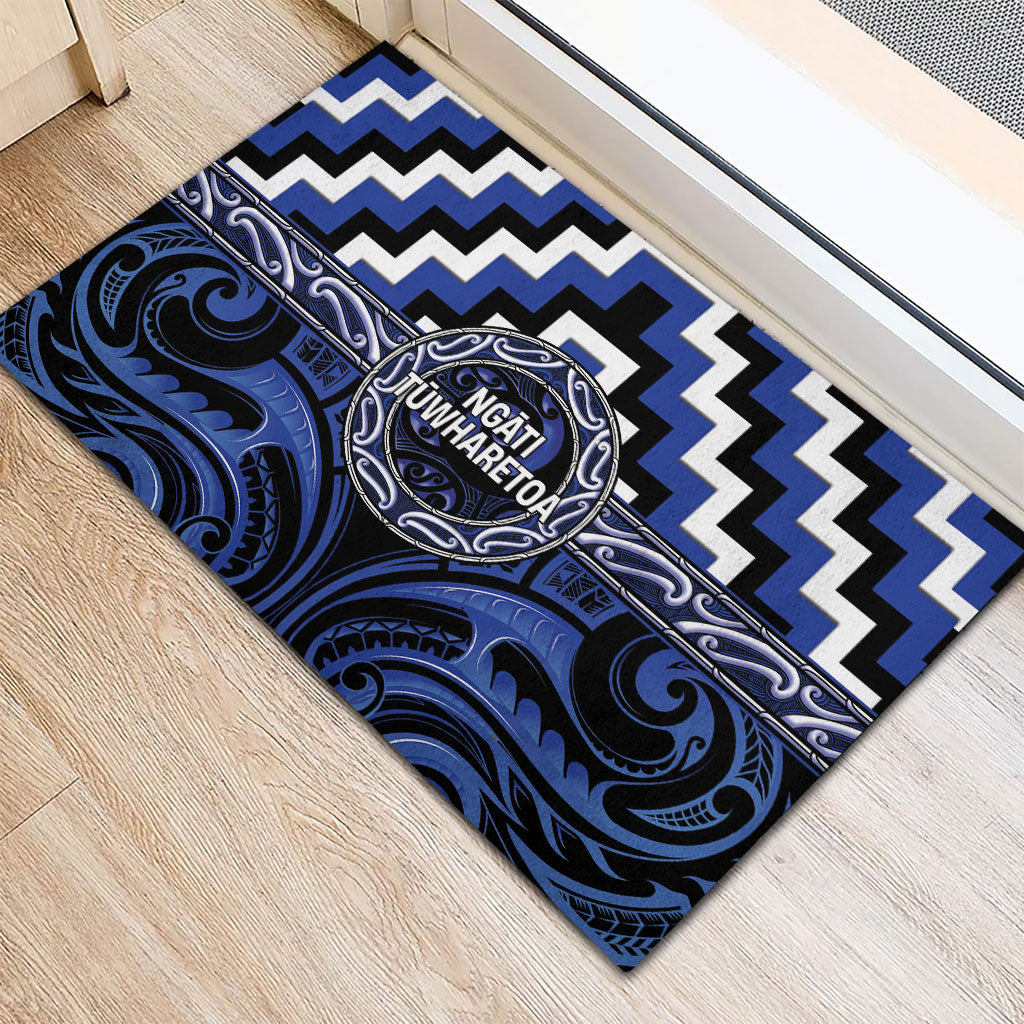 Aotearoa Ngati Tuwharetoa Rubber Doormat Maori Iwi Poutama Puhoro Tattoo
