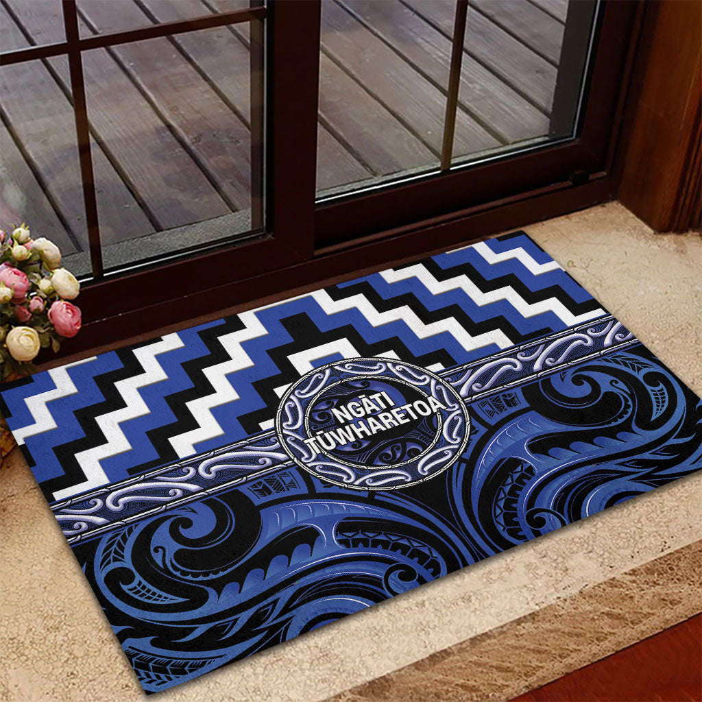 Aotearoa Ngati Tuwharetoa Rubber Doormat Maori Iwi Poutama Puhoro Tattoo