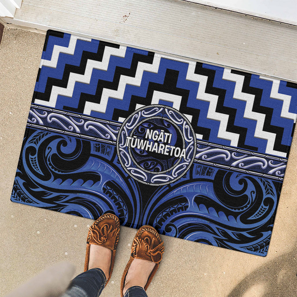 Aotearoa Ngati Tuwharetoa Rubber Doormat Maori Iwi Poutama Puhoro Tattoo