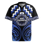 Aotearoa Ngati Tuwharetoa Personalised Rugby Jersey Maori Iwi Poutama Puhoro Tattoo