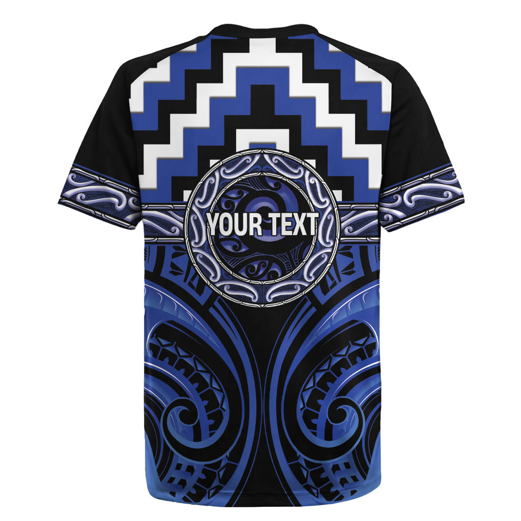 Aotearoa Ngati Tuwharetoa Personalised Rugby Jersey Maori Iwi Poutama Puhoro Tattoo