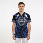 Aotearoa Ngati Tuwharetoa Personalised Scrub Top Maori Iwi Poutama Puhoro Tattoo
