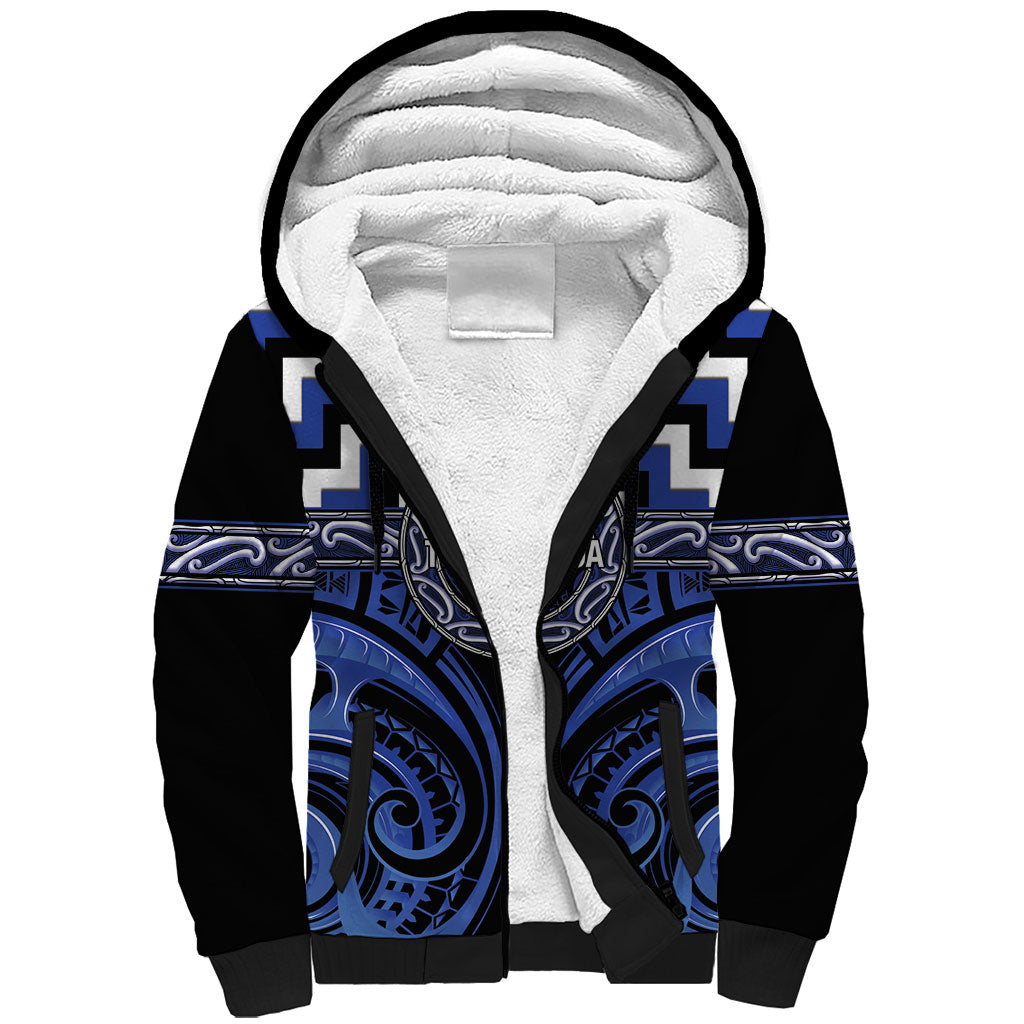 Aotearoa Ngati Tuwharetoa Personalised Sherpa Hoodie Maori Iwi Poutama Puhoro Tattoo