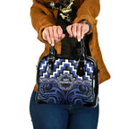 Aotearoa Ngati Tuwharetoa Shoulder Handbag Maori Iwi Poutama Puhoro Tattoo