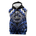 Aotearoa Ngati Tuwharetoa Personalised Sleeveless Hoodie Maori Iwi Poutama Puhoro Tattoo