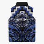 Aotearoa Ngati Tuwharetoa Personalised Sleeveless Puffer Jacket Maori Iwi Poutama Puhoro Tattoo