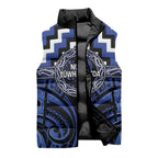 Aotearoa Ngati Tuwharetoa Personalised Sleeveless Puffer Jacket Maori Iwi Poutama Puhoro Tattoo