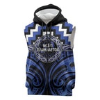 Aotearoa Ngati Tuwharetoa Personalised Sleeveless Zip Hoodie Maori Iwi Poutama Puhoro Tattoo