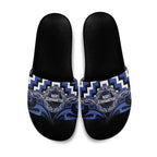 Aotearoa Ngati Tuwharetoa Slide Sandals Maori Iwi Poutama Puhoro Tattoo