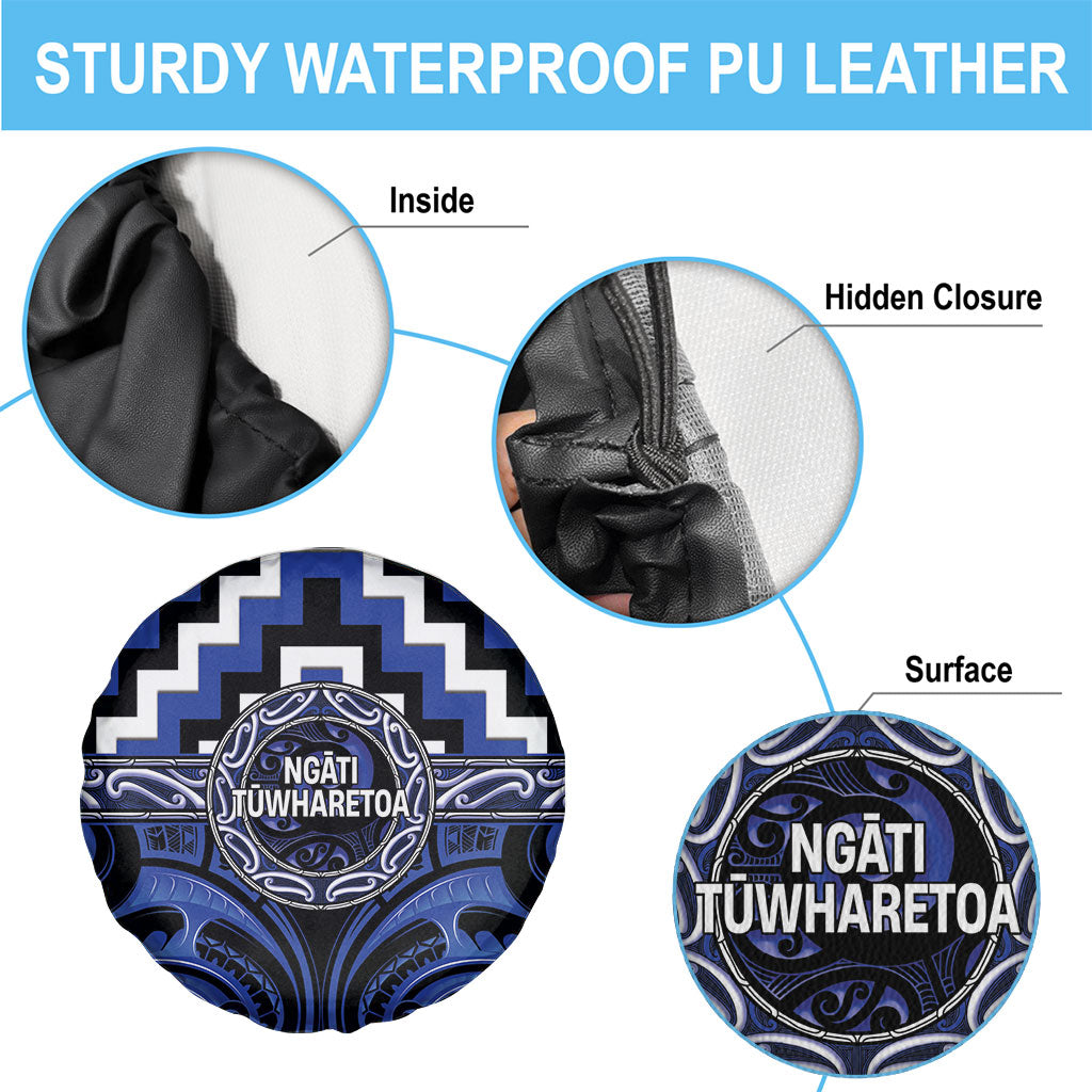 Aotearoa Ngati Tuwharetoa Spare Tire Cover Maori Iwi Poutama Puhoro Tattoo