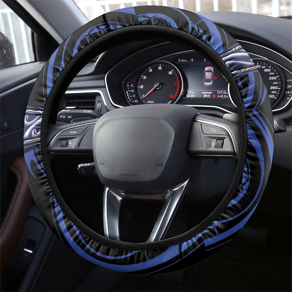 Aotearoa Ngati Tuwharetoa Steering Wheel Cover Maori Iwi Poutama Puhoro Tattoo