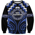 Aotearoa Ngati Tuwharetoa Personalised Sweatshirt Maori Iwi Poutama Puhoro Tattoo