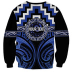 Aotearoa Ngati Tuwharetoa Personalised Sweatshirt Maori Iwi Poutama Puhoro Tattoo
